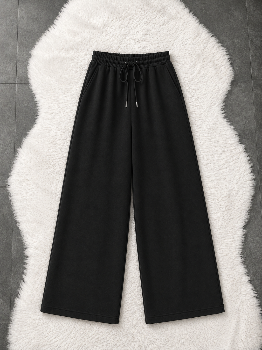 Black Flapper Trouser