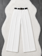 White Formal Pants