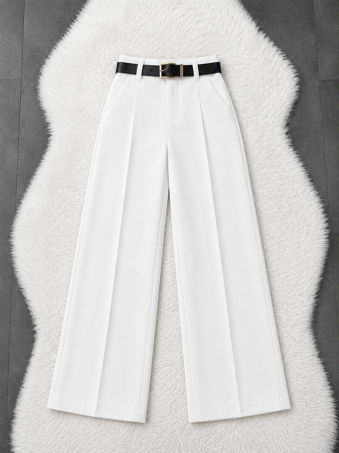 White Formal Pants