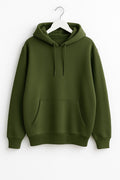 Olive Green Basic Hoodie