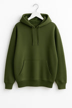 Olive Green Basic Hoodie