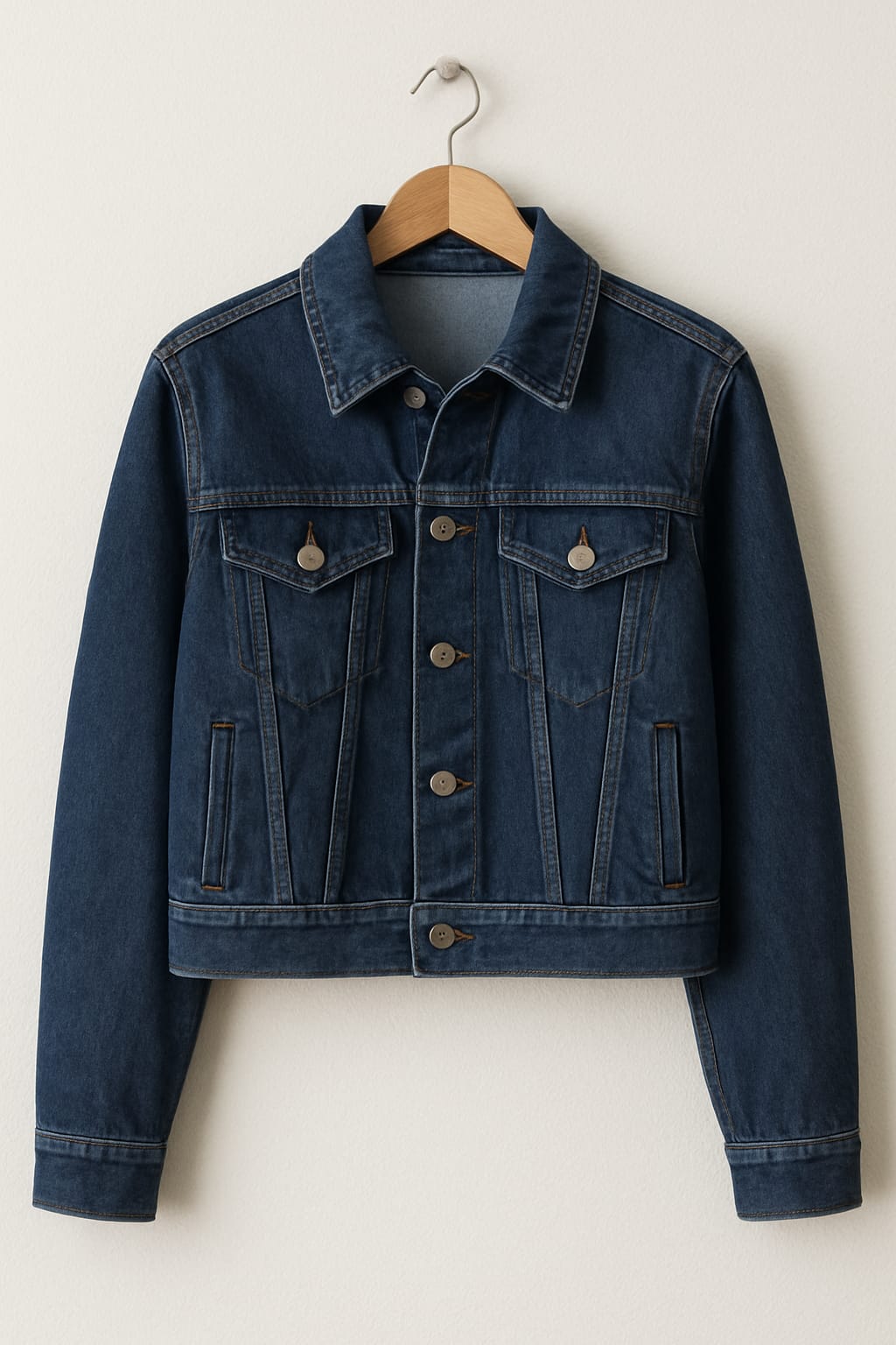 Navy Blue Denim Jacket