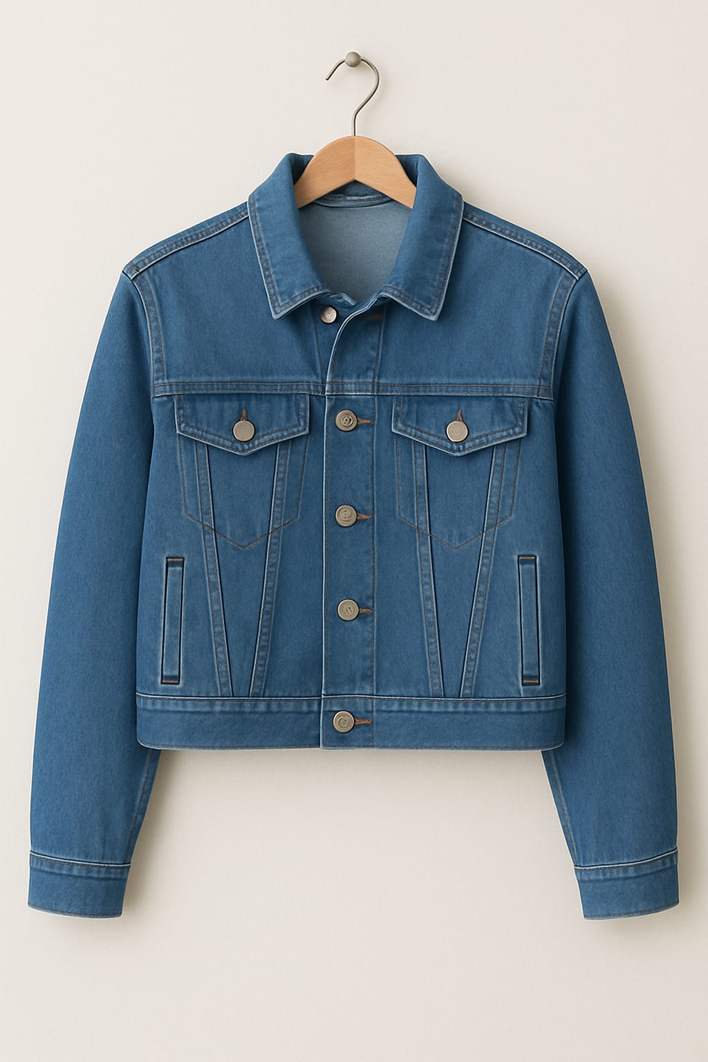 Mid Blue Denim Jacket