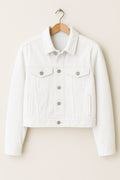 White Denim Jacket