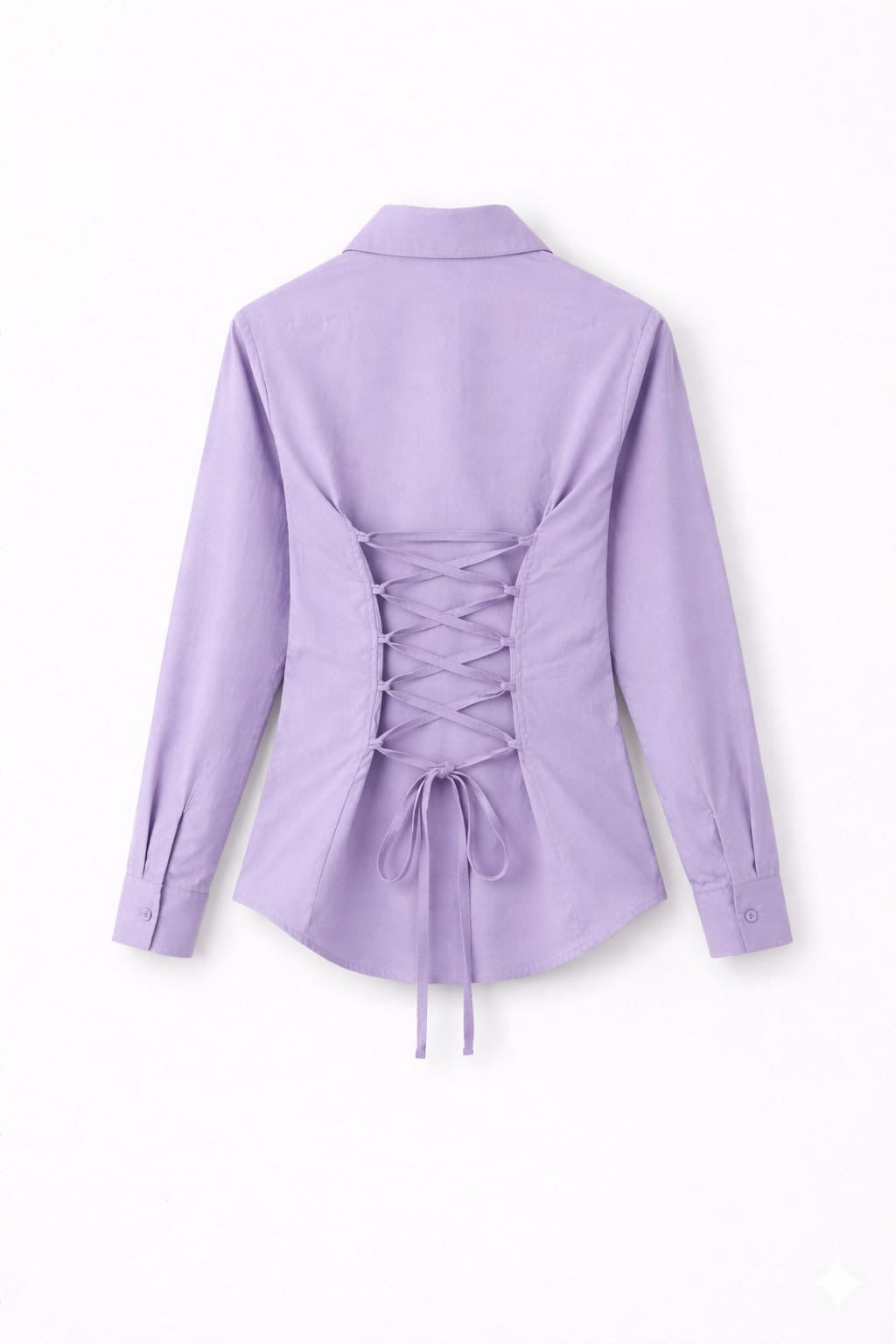 Lilac Fitted Button Down Shirt